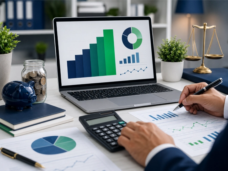 Income tax guide and financial documents